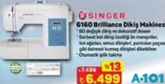 SİNGER 6160 BRİLLİANCE DİKİŞ MAKİNESİ